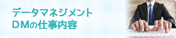 DM・データマネジメントの仕事内容